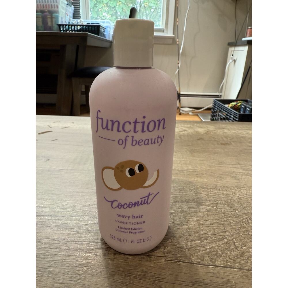 NEW Function of Beauty WAVY Hair COCONUT Conditioner 11oz Limited Edition